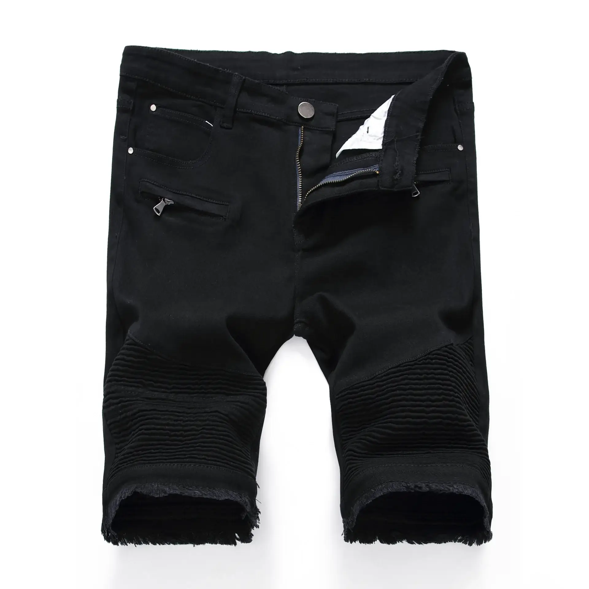 Men's Jeans Shorts Pleats And ...