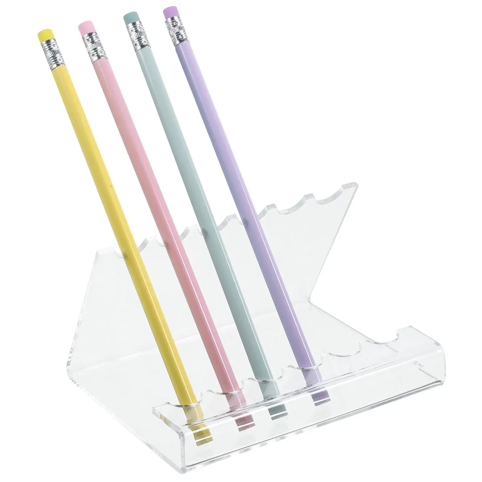 Pen Display Stand Holder for Writing Instruments Fountain Ballpoint Pencils Office Home Desktop Organizer Space