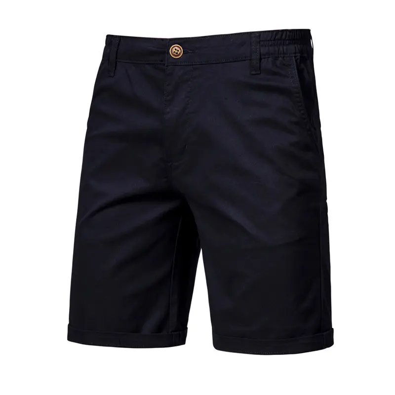 Men Cotton Business Casual Shorts