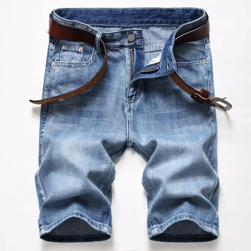 Men's Denim Shorts Fashion Retro Style Casual Short Jeans