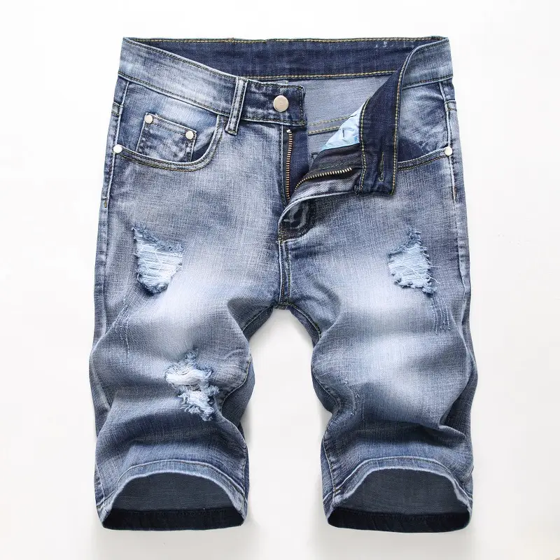 Men's Denim Shorts Fashionable Slim ...