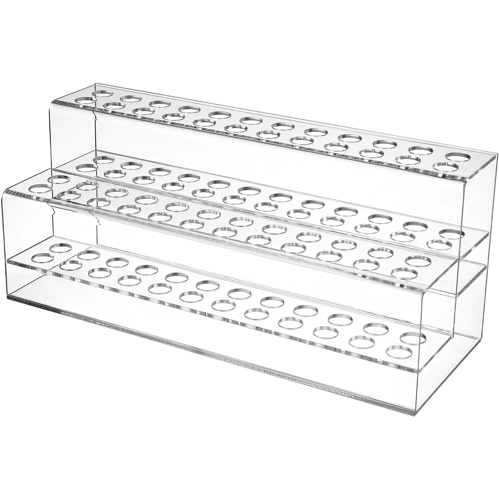 Paintbrush Holder Pen Organizing Rack for Desk Crayon Storage Shelf Multi-Hole Pen Stand