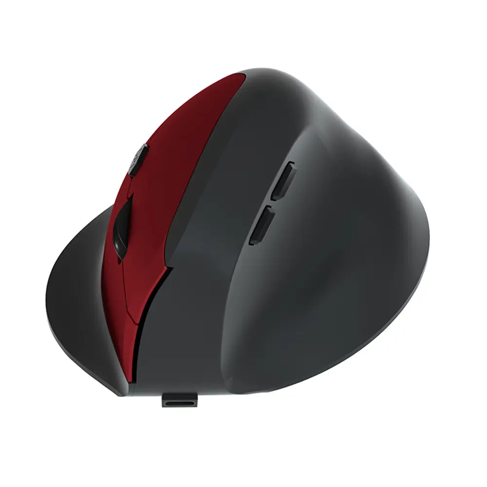 Vertical Ergonomic Wireless Mouse Rechargeable Bluetooth USB Mice 1600DPI 6 Mute Buttons For Tablet Laptop Computer