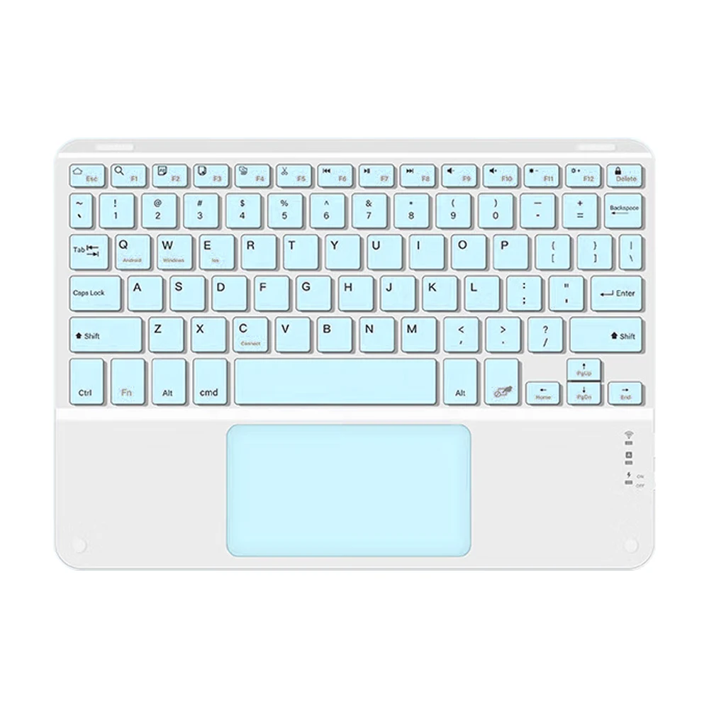 Universal Bluetooth Keyboard Mini Wireless Rechargeable Touch Gestures Keyboard