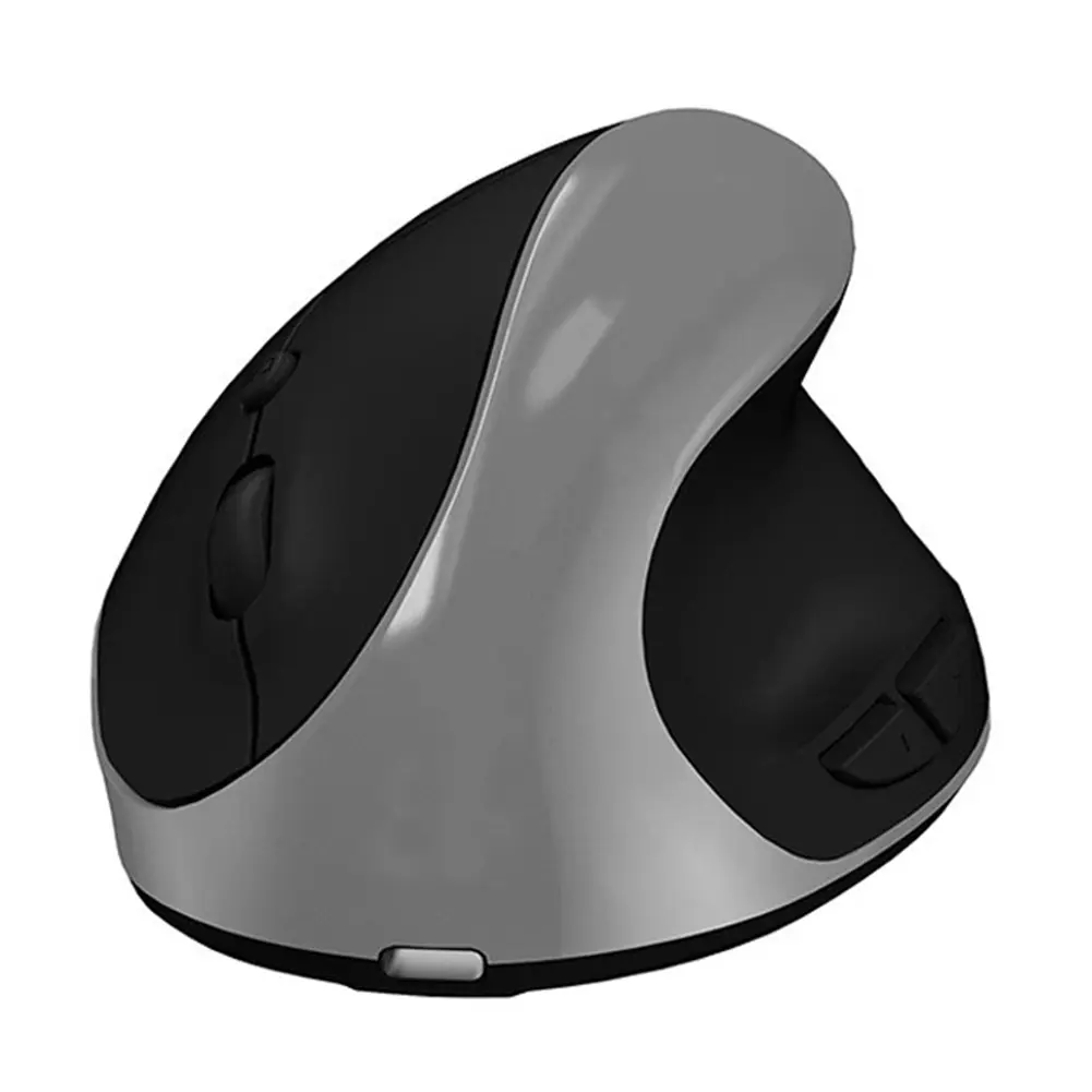 Vertical Wireless Mouse Rechargeable Vertical Ergonomic Mouse W/ USB Receiver 2400 DPI