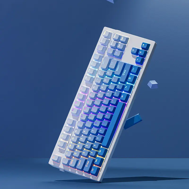 Gradient Sparkling Backlight RGB Gaming Mechanical Keyboard