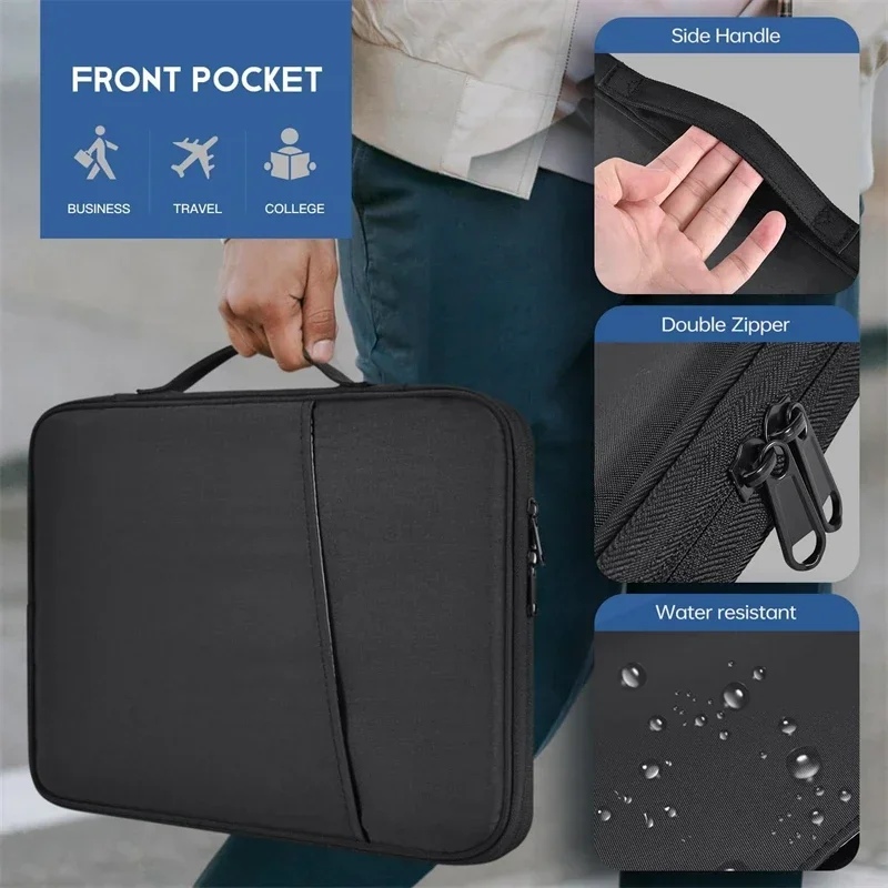 Waterproof Shockproof Laptop Sleeve Carrying Bag With Handle