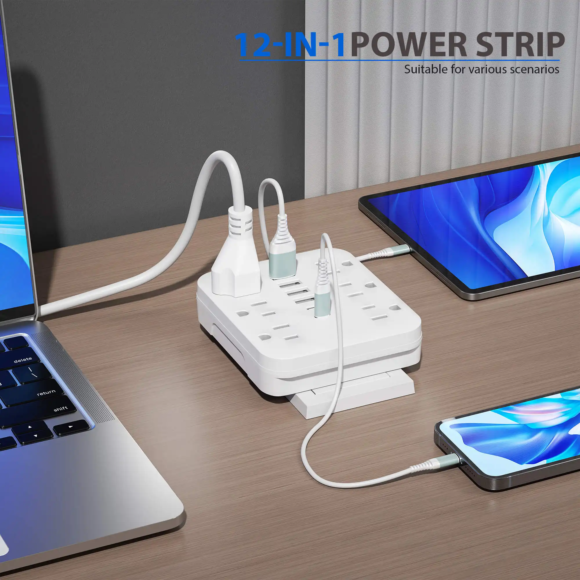 Multi-Functional Power Adapter With Overload Protection