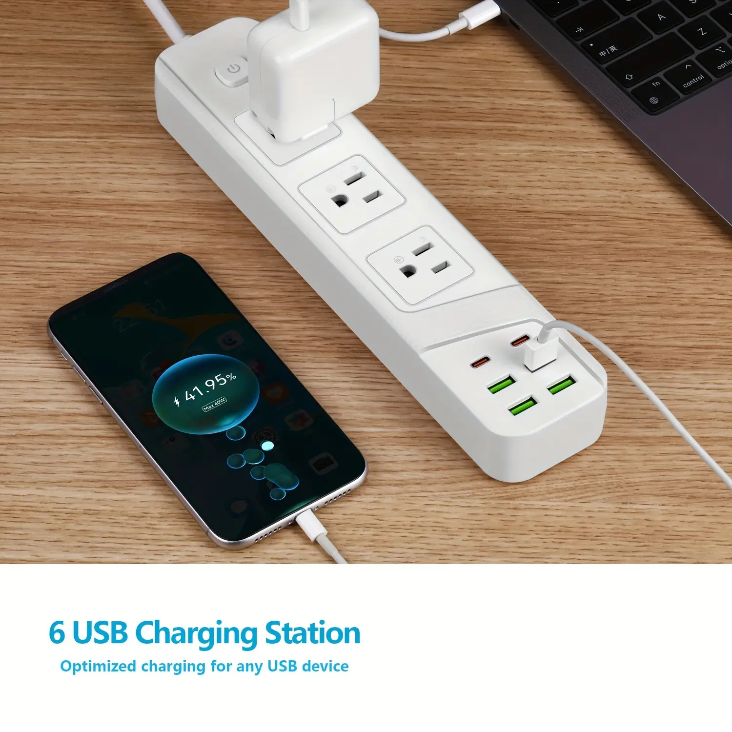 Power Outlets With Switches Support Fast Charging