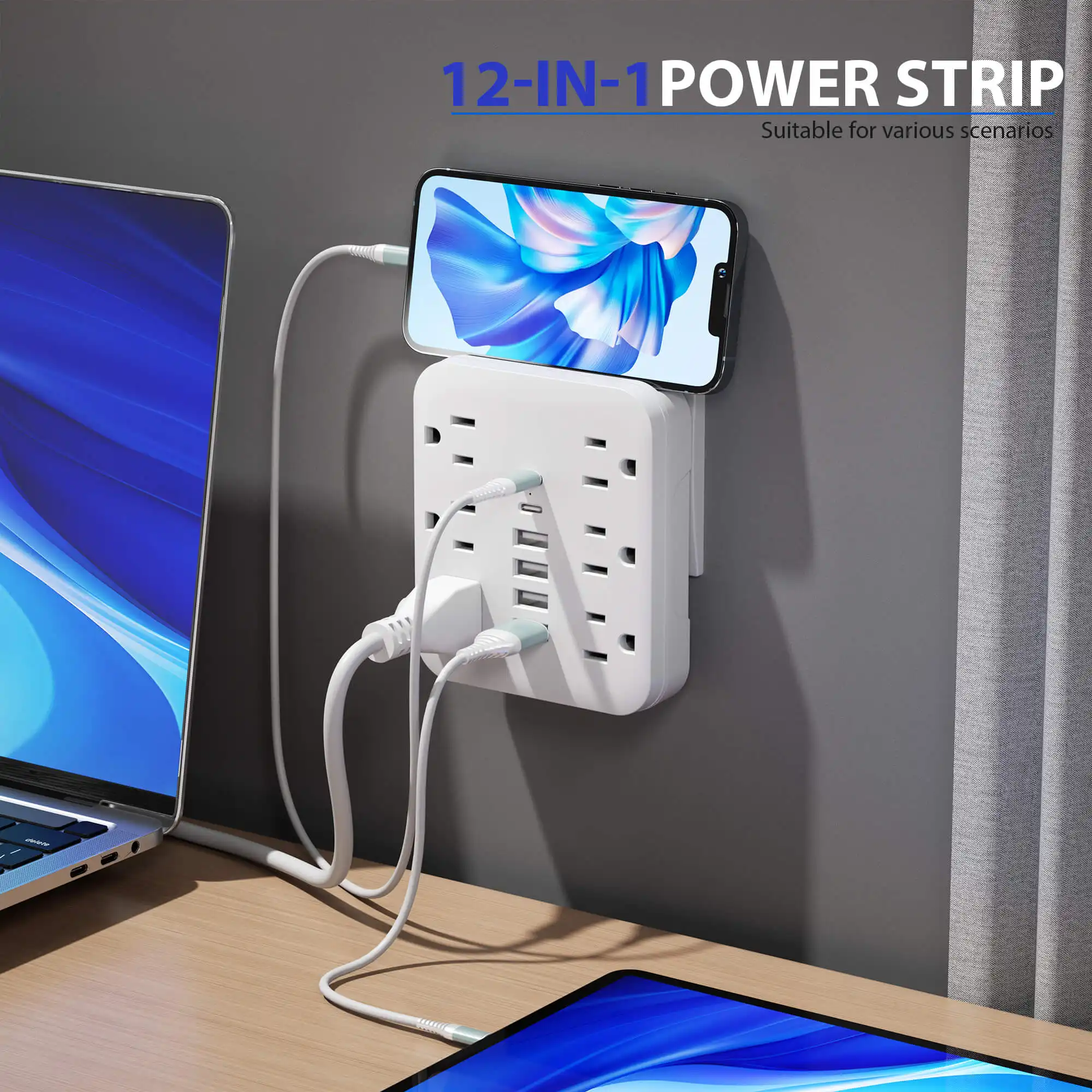 Multi-Functional Power Adapter With Overload Protection