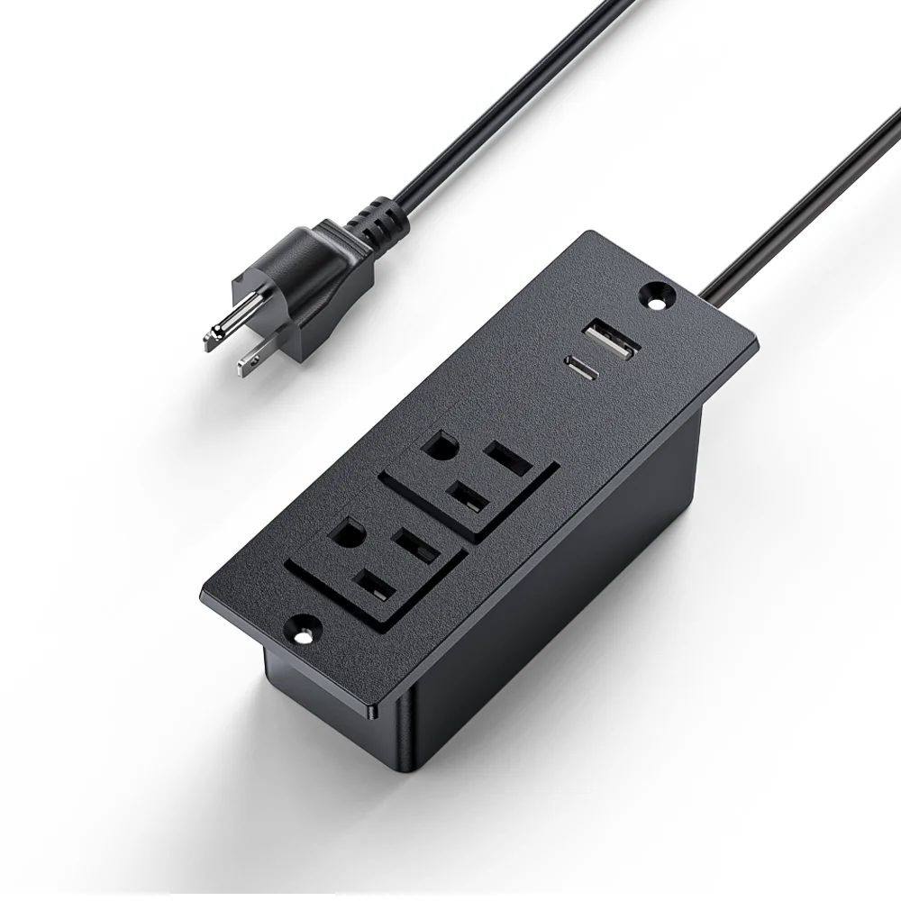 Embedded Power Strip Desktop Mini Socket