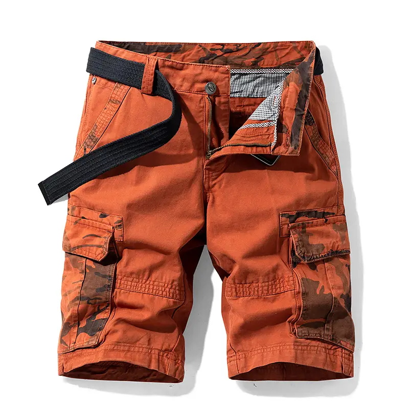 Men Cargo Camouflage Shorts Cotton ...