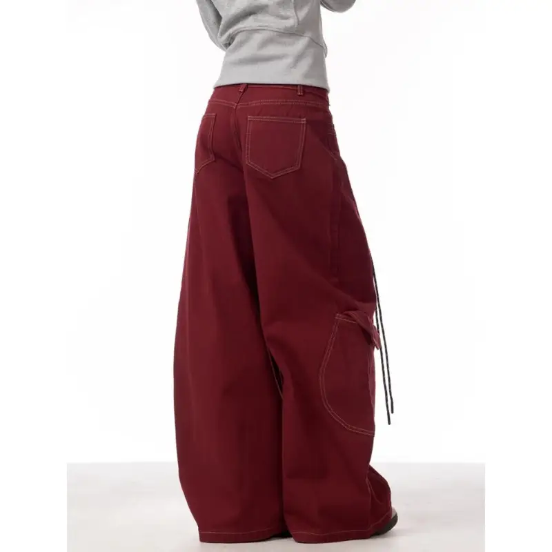 Casual Loose Straight Wide-Leg Pants
