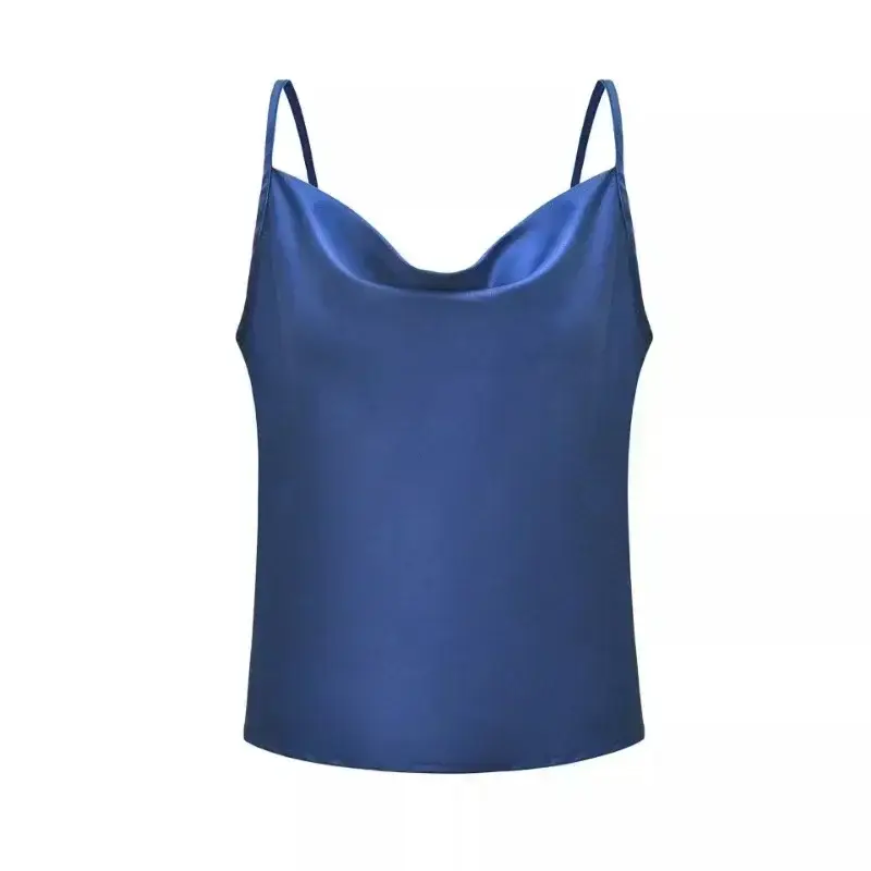 Women's Solid Color Suspender Vest