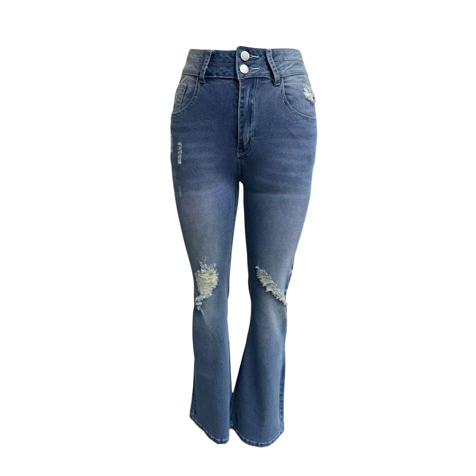 Women's Flared Straight Leg Jeans