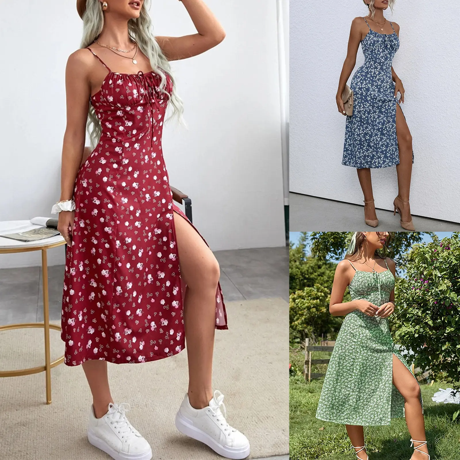 Women's Clothing Trend Floral DressFlower Print ...