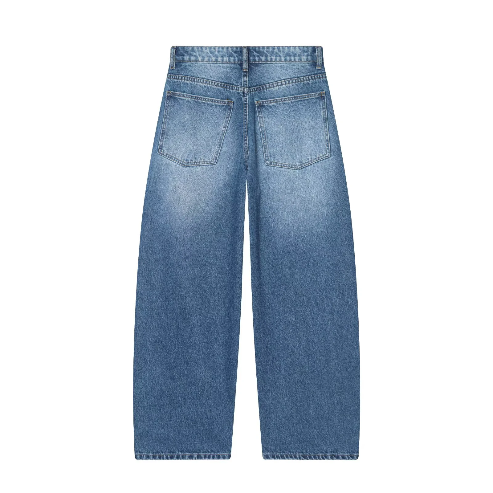 Women's Mid-Rise Sickle-Shaped Bendover Jeans