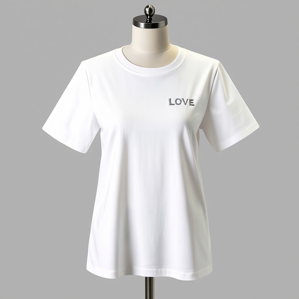 Embroidered Love  Women's T-Shirt