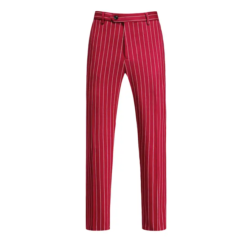 Men Business Social Striped Suit Pants