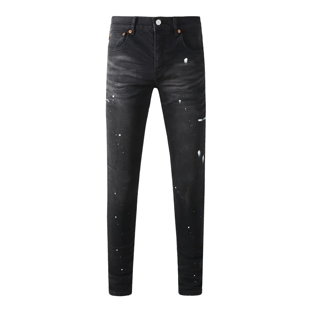 Trendy Men's Jeans Low Rise Stretch Trousers