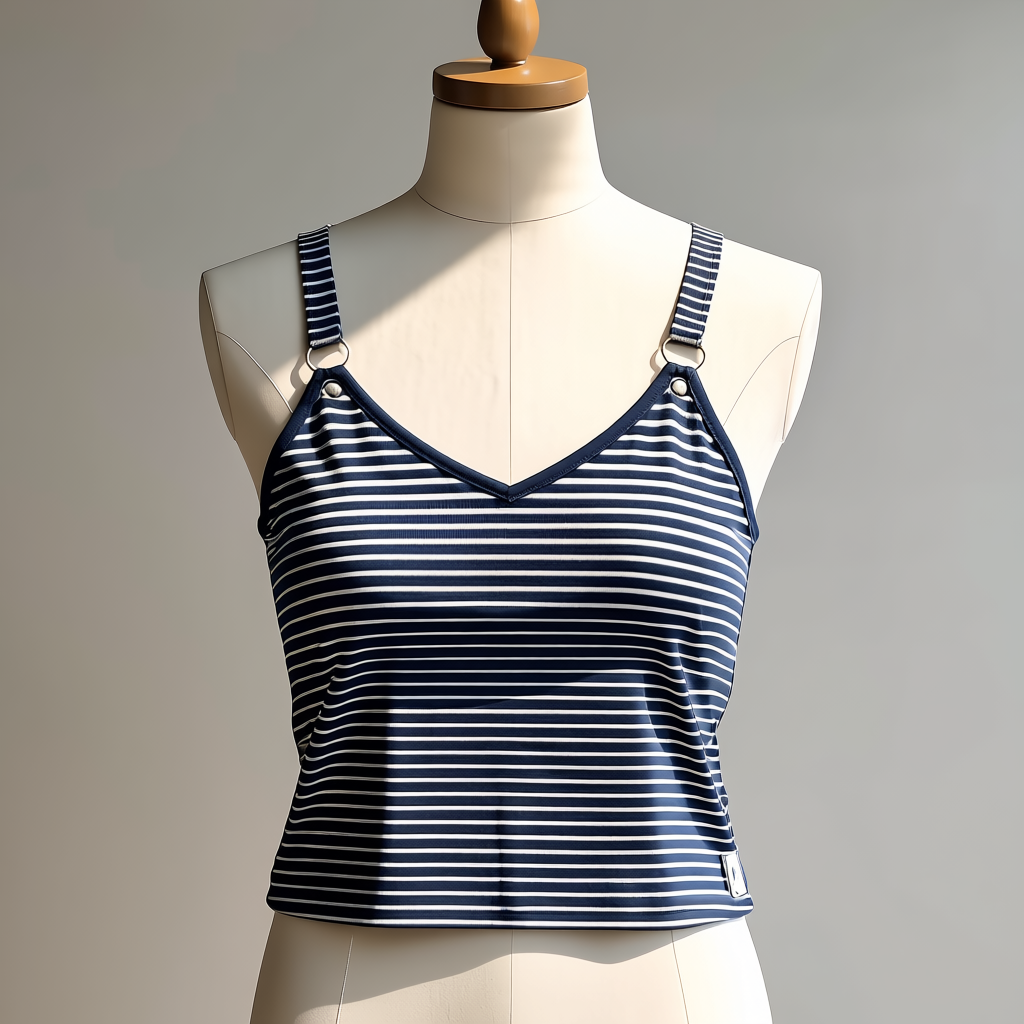 Women's Striped Sleeveless Top