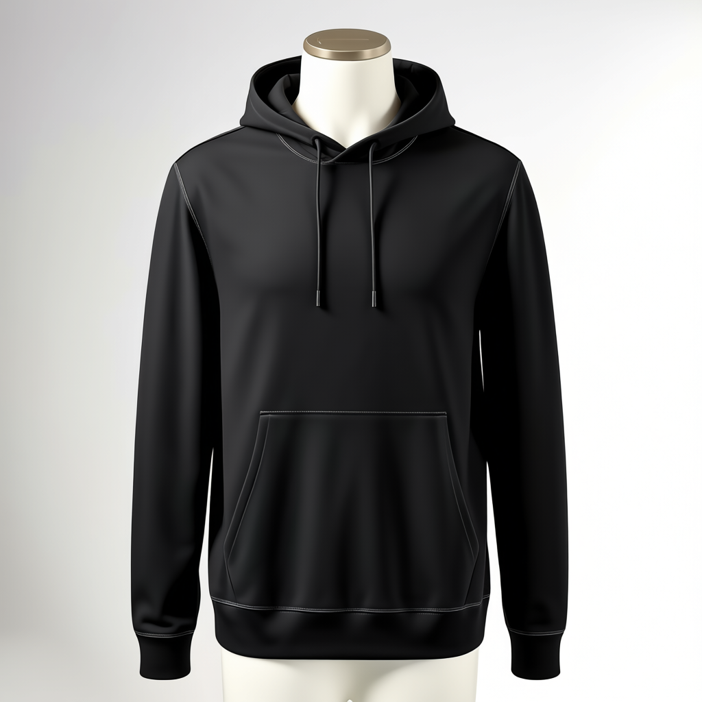 Men's Hooded Sweatshirt Simple