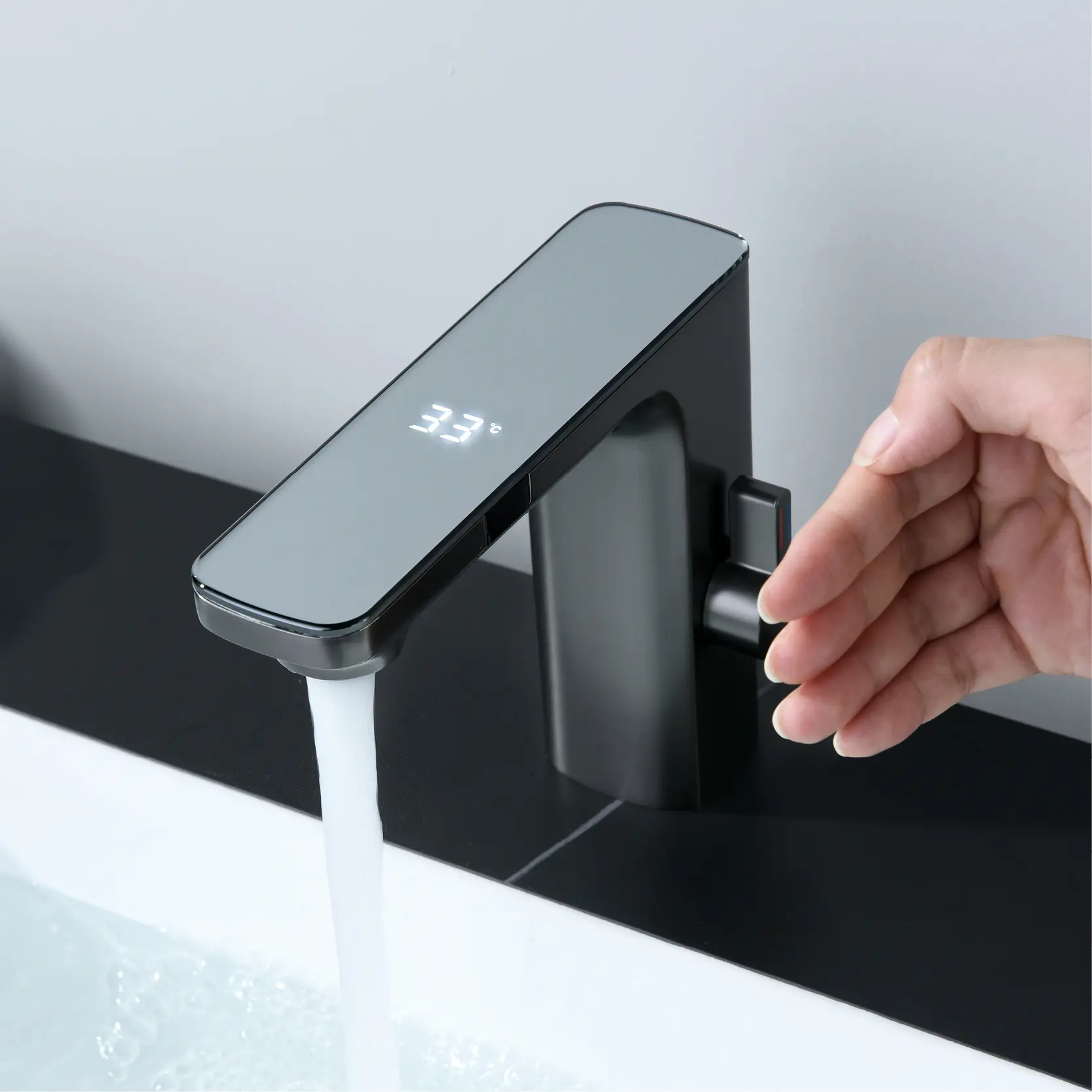 Intelligent Faucet Induction LED Light Temperature Display