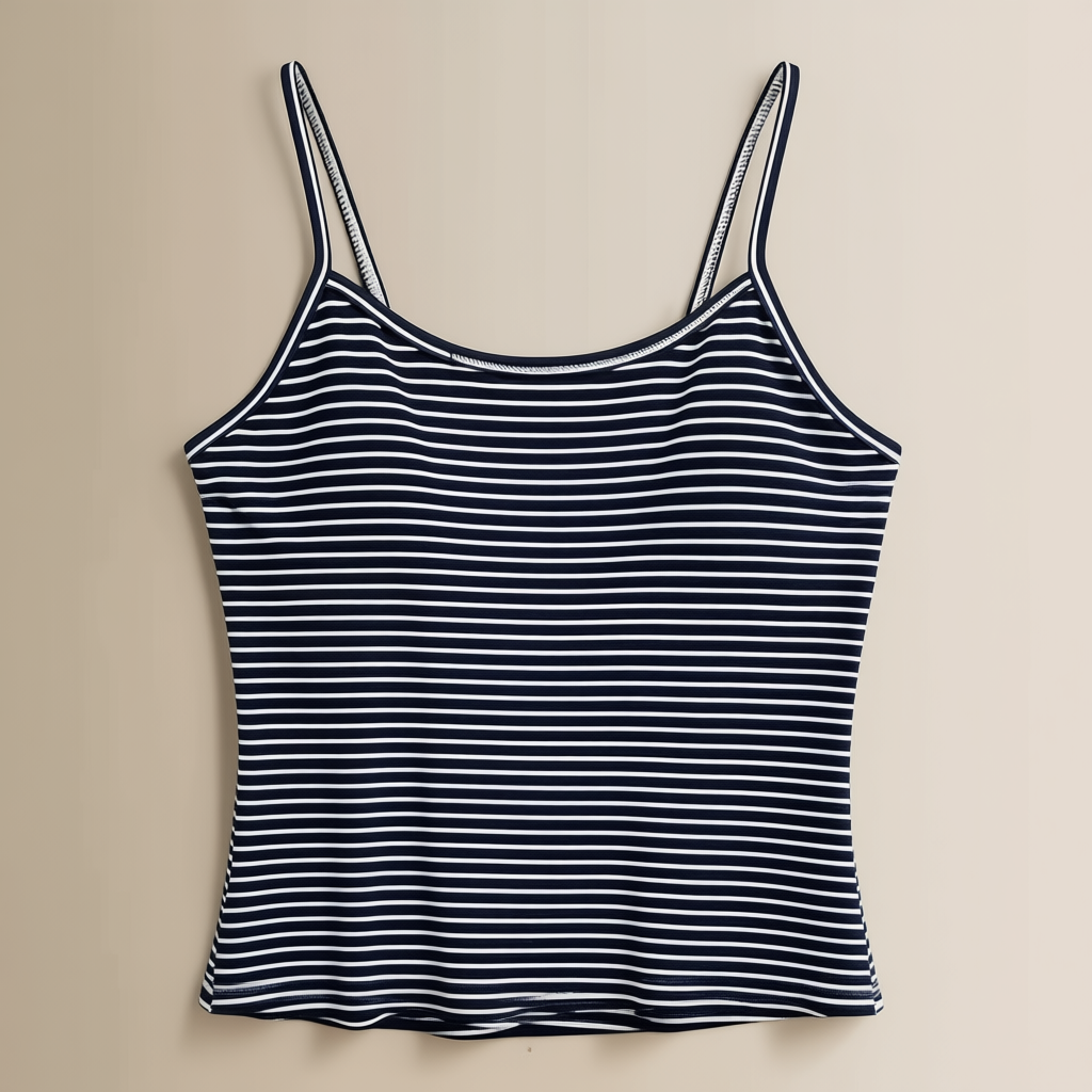 Korean Style Striped Minimalist Camisole