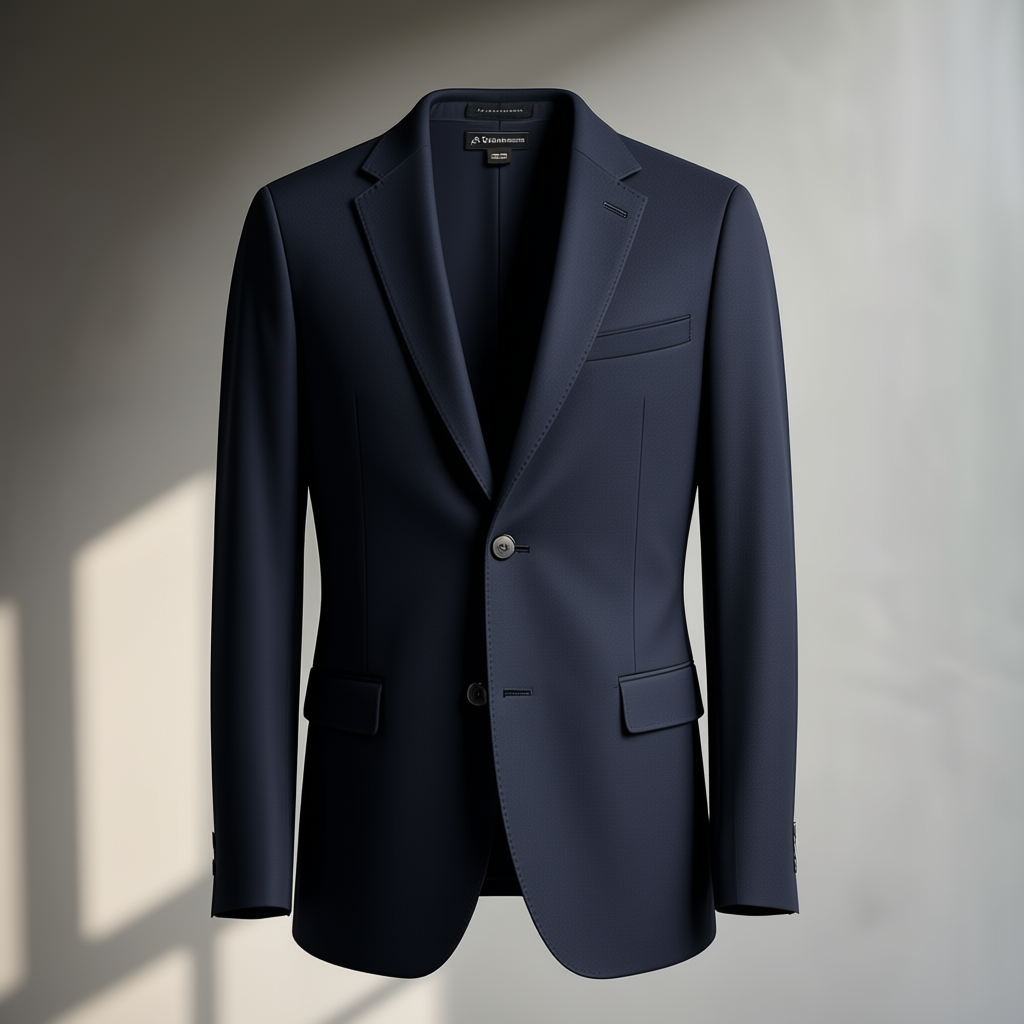 Men's Solid Color Suit Jacket