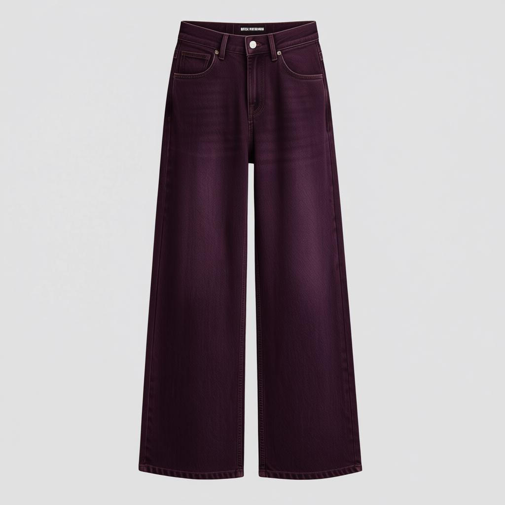 Men's Wide-Leg Denim Pants