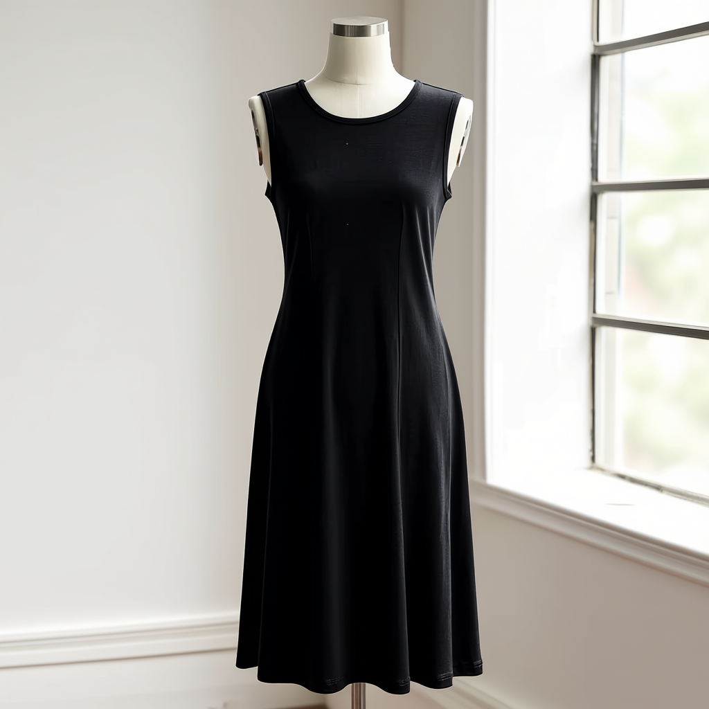 Women Sleeveless A-Line Dress Stylish And High-quality
