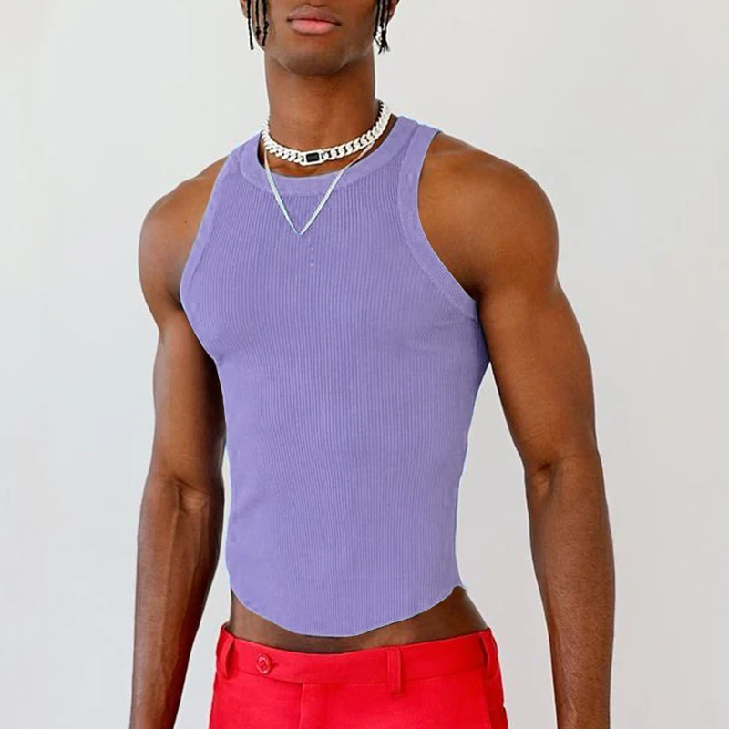 Solid Color Men Tank Tops ...