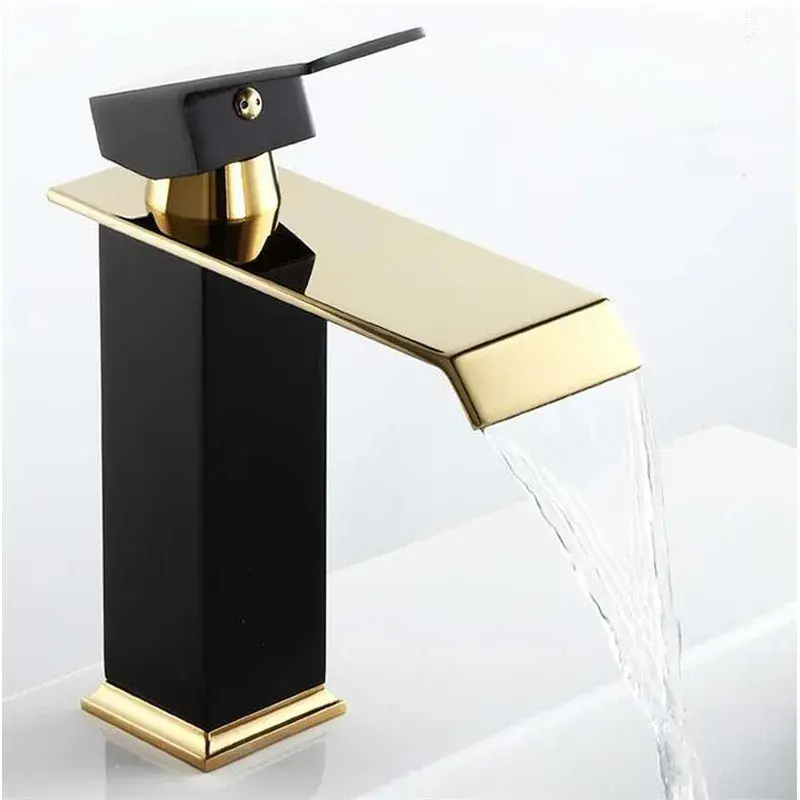 Basin Faucet Waterfall Faucet Mixer Tap Hot and Cold Sink faucet