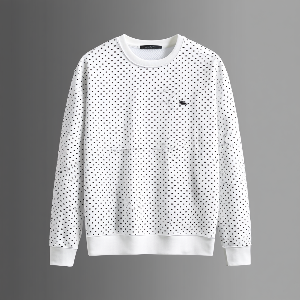 Polka Dot Sweatshirt for Men