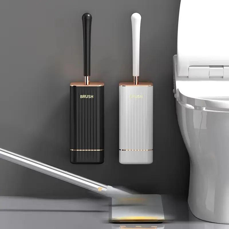 360 Degree Seamless Brush Household Silicone Material Toilet Brush Toilet Brush