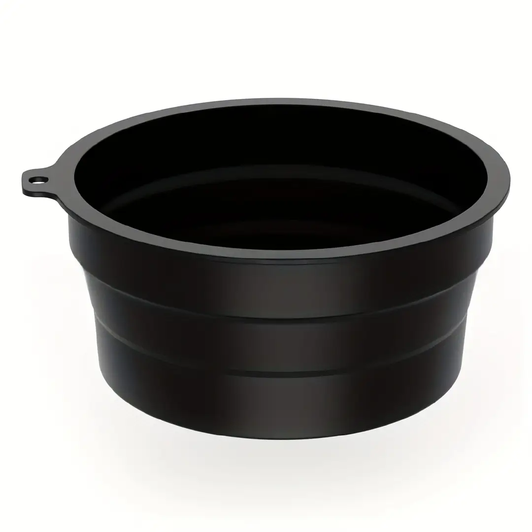 Foldable Silicone Ice Face Basin With Built-In Tray Portable Ice Bath