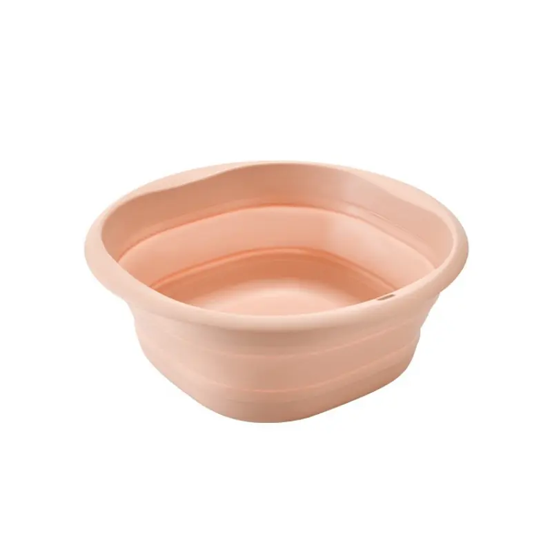 Foldable Basin Portable Compression Basin Silicone Light Household