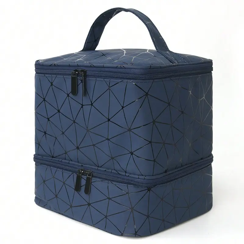 Large Capacity Cosmetic Bag Portable Cosmetic Nail Polish Storage Bag Handbag
