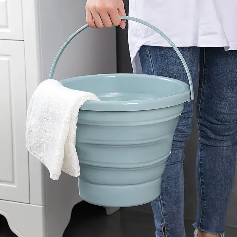 Portable Folding Bucket Household Multi-purpose Bu...