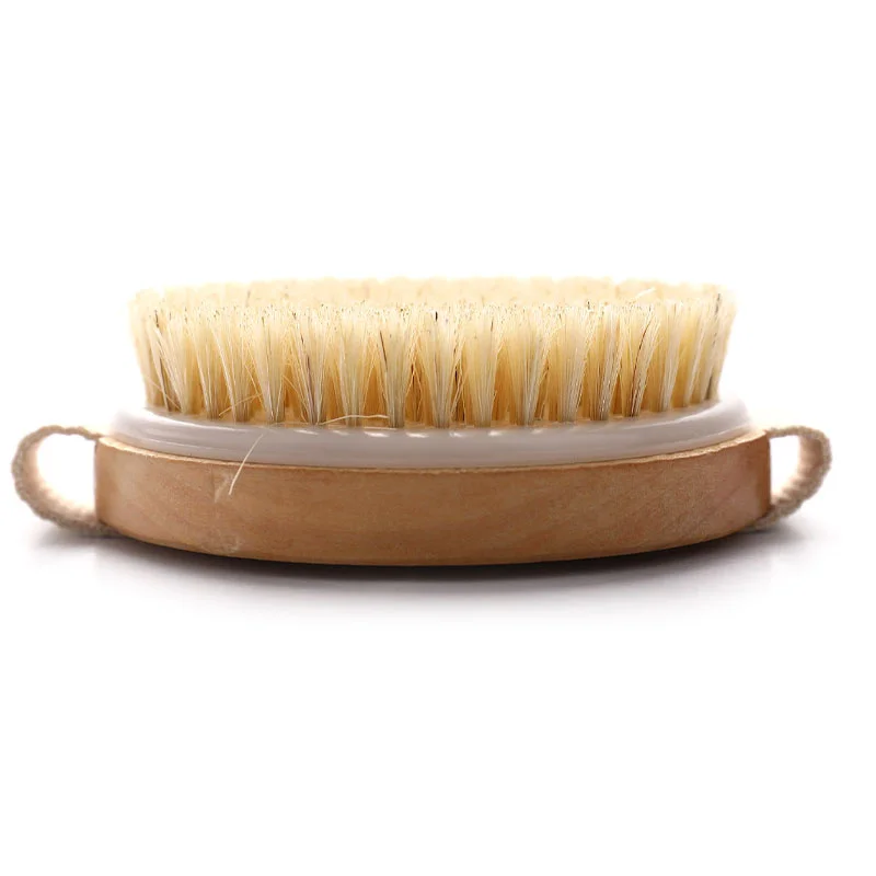Wooden Bath Brush Body Massage Exfoliating Shower ...