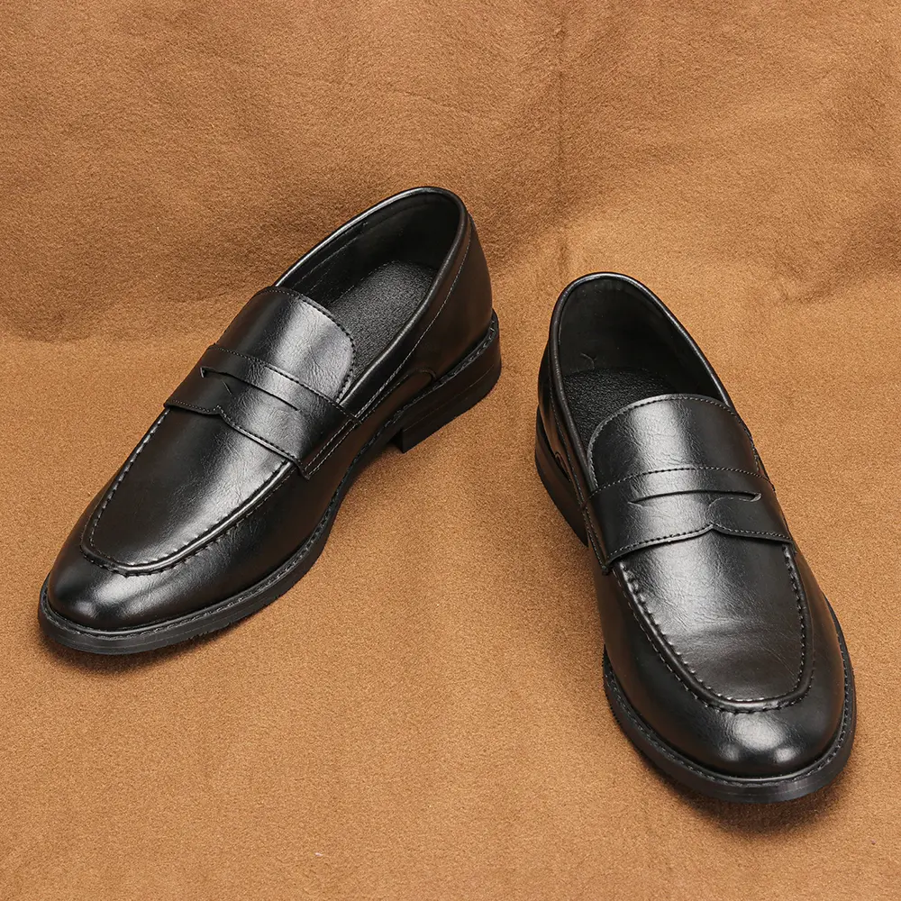 Men Loafers Fashion Breathable Comfortable Men Leather Shoes