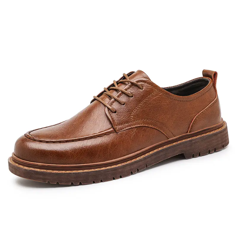 Men Shoes Casual Shoes Genuine Leather Shoes Work Boots Business Casual Sneakers