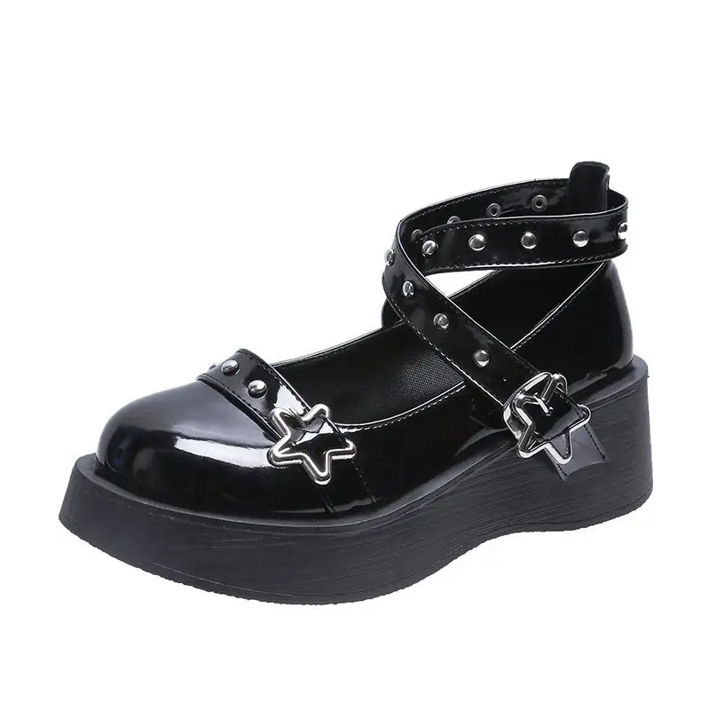Women's High-Heeled Platform Mary Jane Shoes