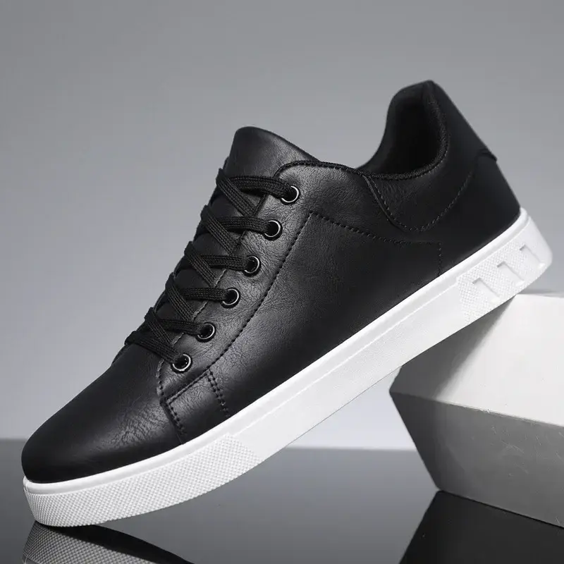 Casual Shoes Leather Sneakers Flats Shoes Men Leather Shoes Trendy Loafers