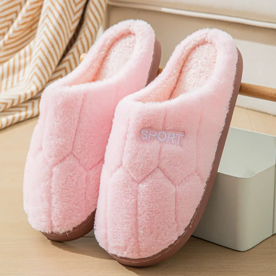 Slippers for Women Indoor Thick-Soled Warm Non-Slip Home Slippers