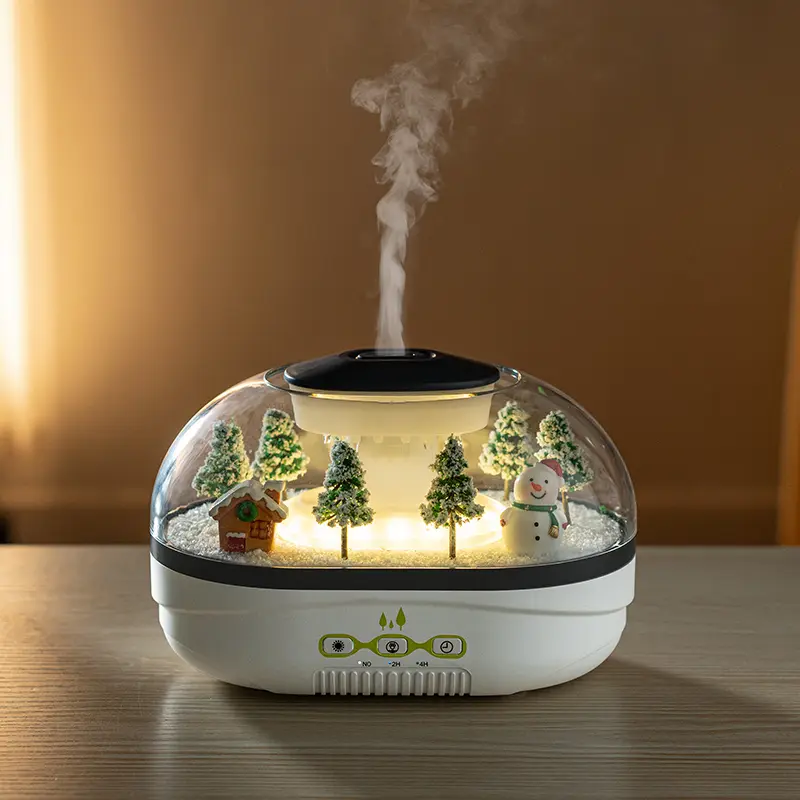 Simulated Snowdrift Air Humidifier Snowman Aroma Diffuser