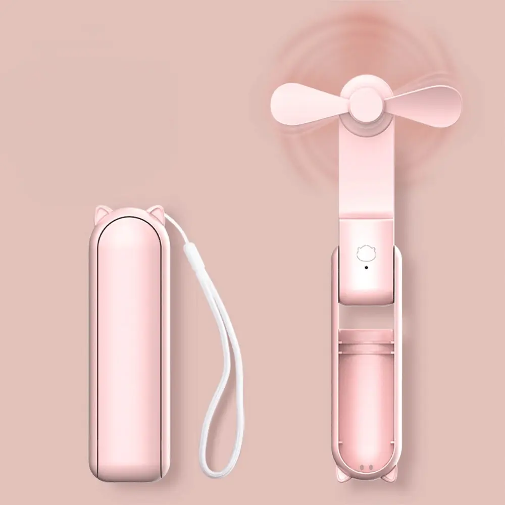 Portable Mini Handheld Fan USB Rechargeable Batter...