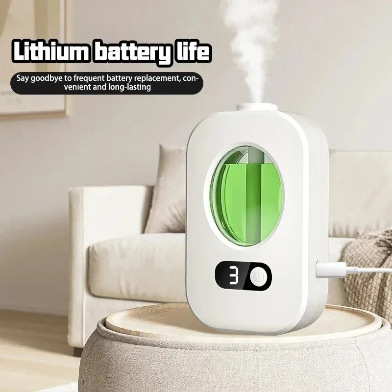 Automatic Aromatherapy Diffuser Essential Oil Dispenser Humidifier Air Freshener for Kitchen Office Bathroom and Toilet