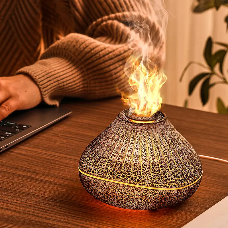 Volcanic Lava Crack Aroma Diffuser With Humidifier