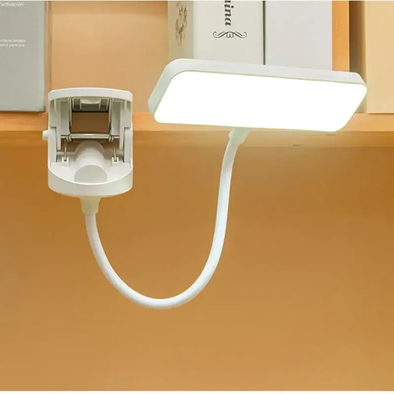 USB Rechargeable Table Lamp Bed Reading Book Light LED Night Light for Bedroom